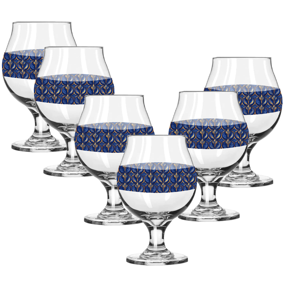 Artisan Gilded Crafted | Sapphire Oracle Belgian Beer Glass