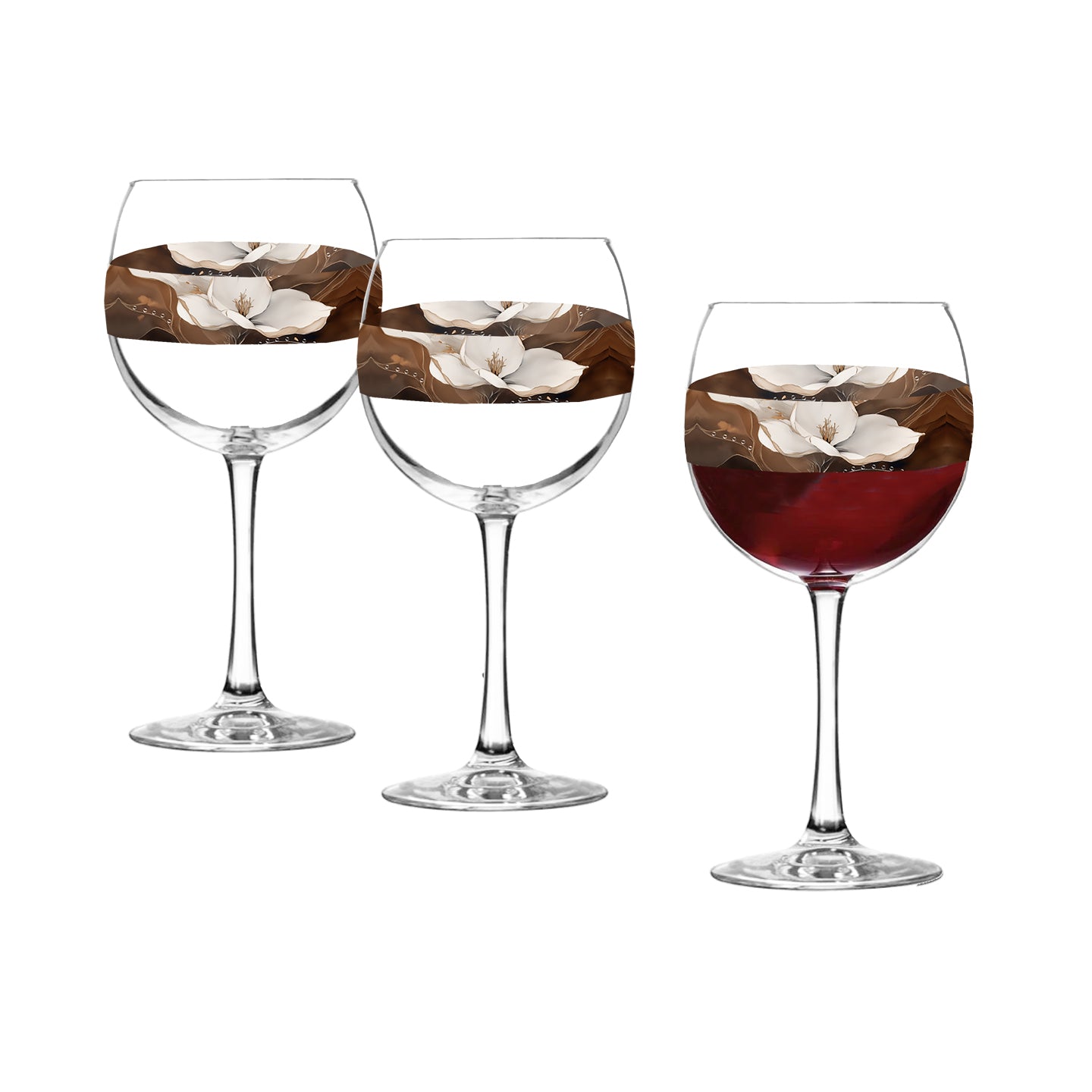 Floating Grace 18 oz Balloon Wine Glasses, Set of 2, 4 or 8