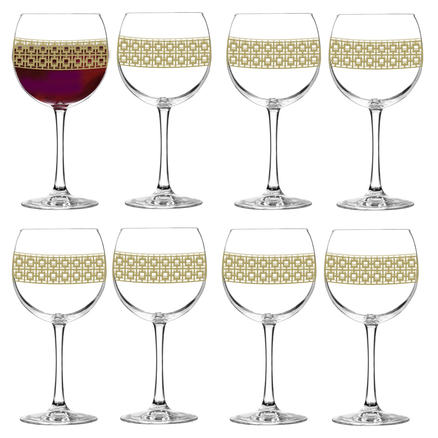Pure Gold 18 oz Balloon Wine Glass