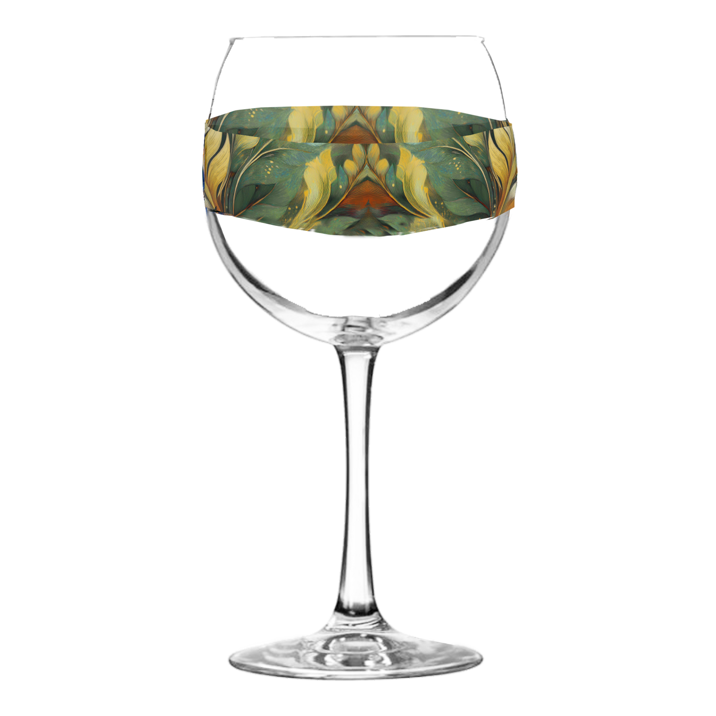 Sage n Gold 18 oz Balloon Wine Glasses, Set of 2, 4 or 8