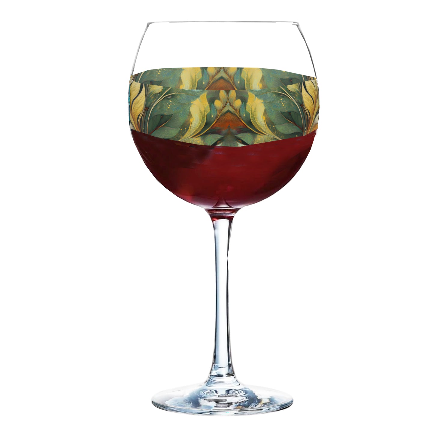 Sage n Gold 18 oz Balloon Wine Glasses, Set of 2, 4 or 8
