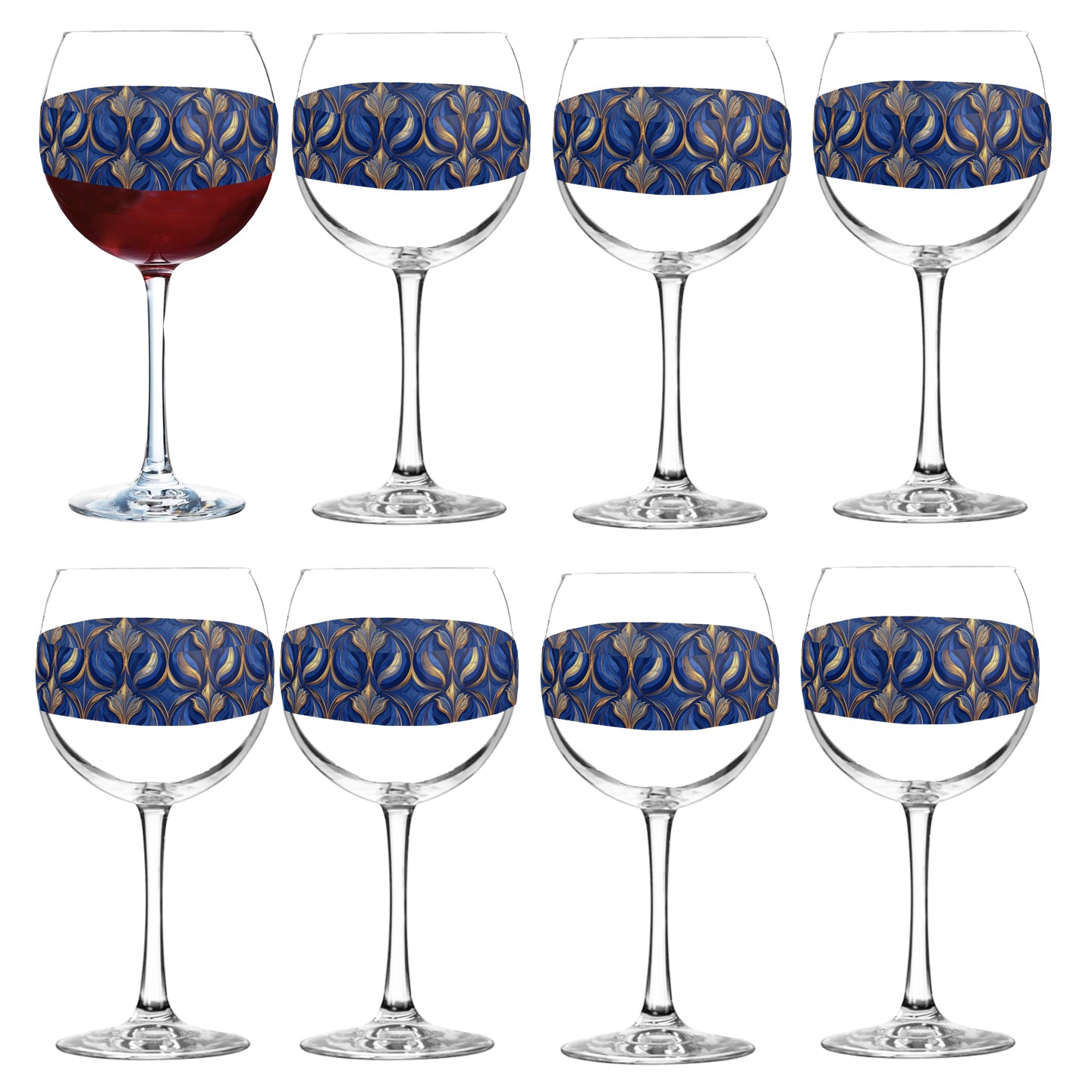 Lavish Balloon Wine Glass | Sapphire Oracle Statement
