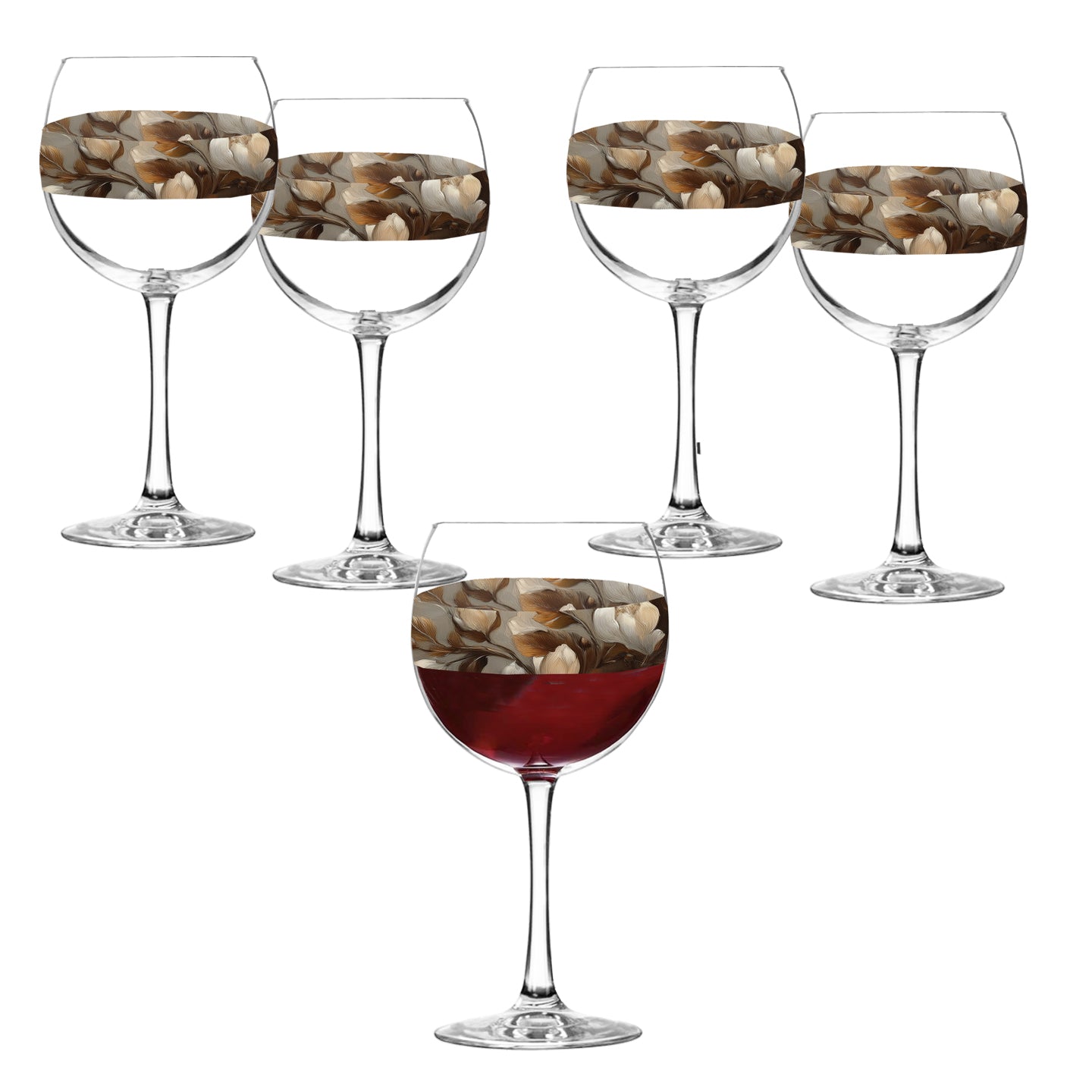 Tranquil Beginnings 18 oz Balloon Wine Glasses, Set of 2, 4 or 8