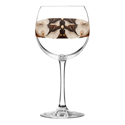 Windswept Magnolias 18 oz Balloon Wine Glasses, Set of 2, 4 or 8