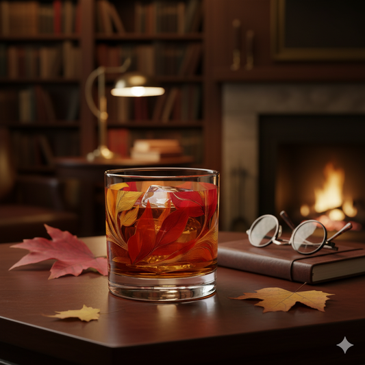 Autumn Blend 11 oz Rocks Glass, Set of 2, 4 or 6