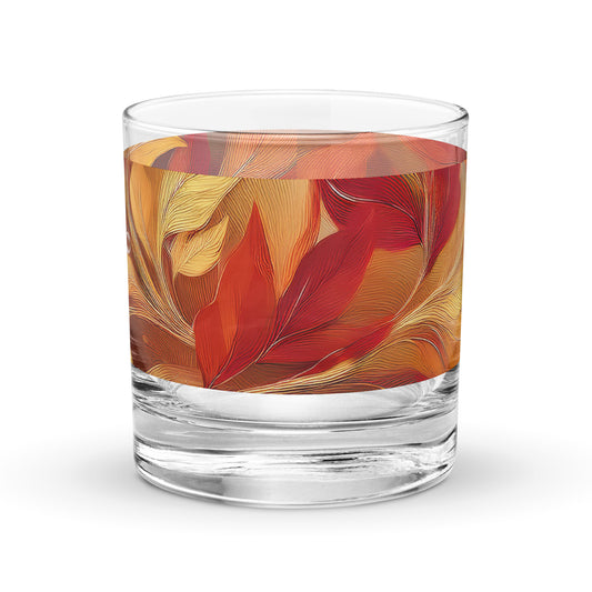 Autumn Blend 11 oz Rocks Glass, Set of 2, 4 or 6