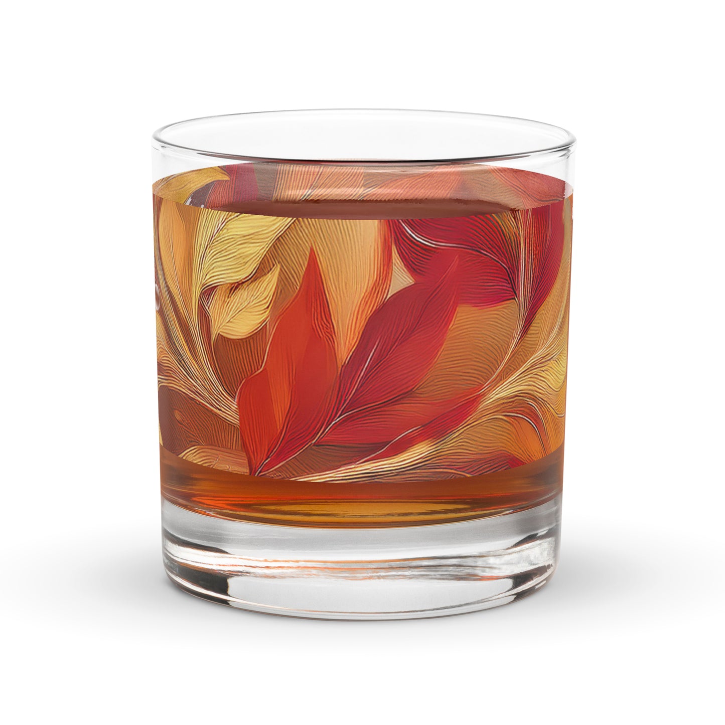 Autumn Blend 11 oz Rocks Glass, Set of 2, 4 or 6