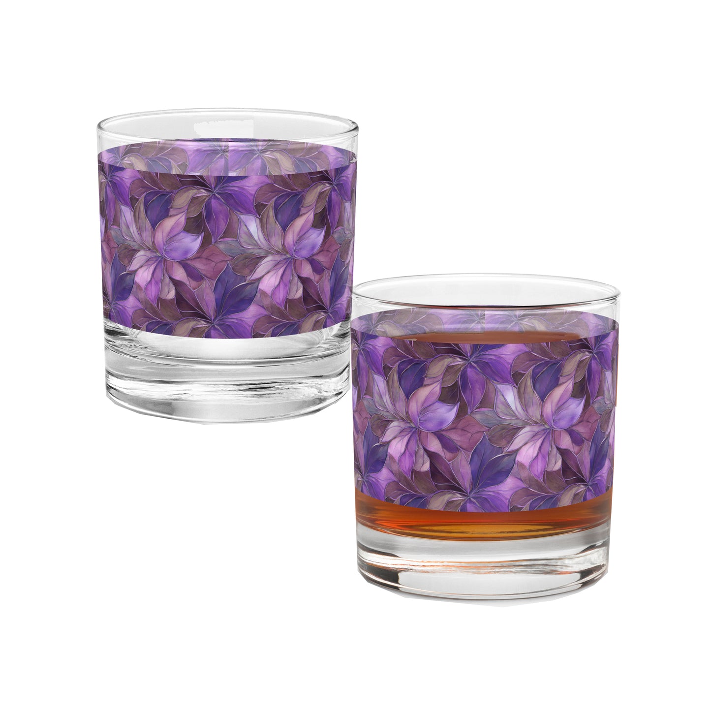 Autumn Twilight 11 oz Rocks Glass, Set of 2, 4 or 6