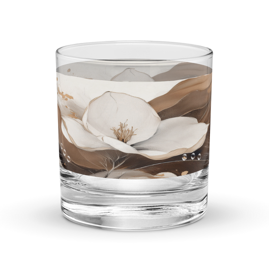 Floating Grace 11 oz Rocks Glass, Set of 2, 4 or 6