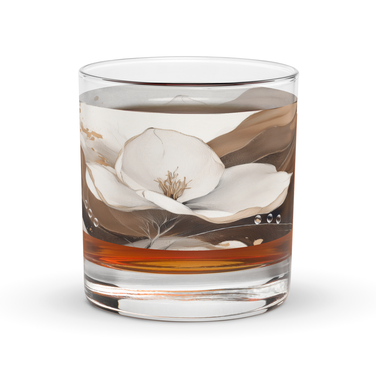 Floating Grace 11 oz Rocks Glass, Set of 2, 4 or 6