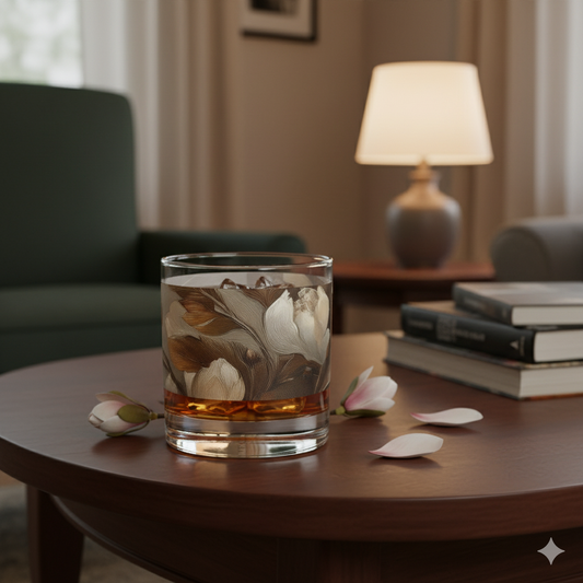 Tranquil Beginnings 11 oz Rocks Glass, Set of 2, 4 or 6