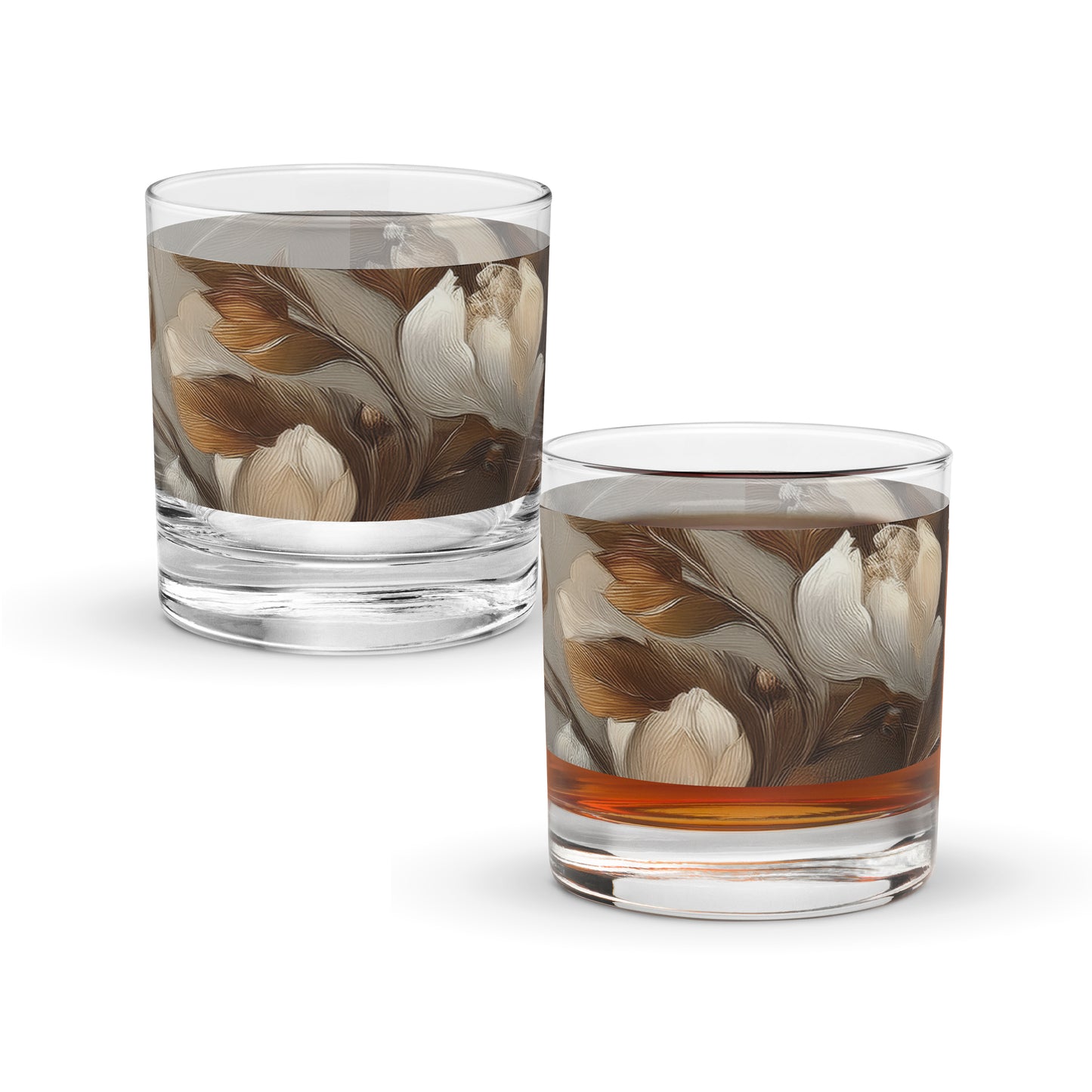 Tranquil Beginnings 11 oz Rocks Glass, Set of 2, 4 or 6