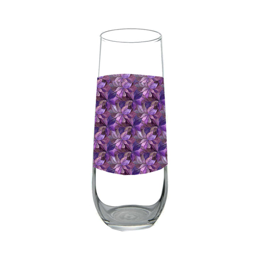 Autumn Twilight 8.5 oz Stemless Champagne Flute, Set of 2, 4 or 6