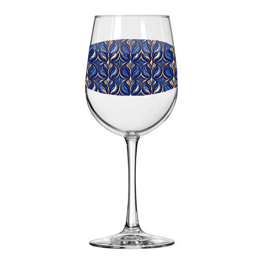 Sapphire Oracle Tall Wine Glass | Gilded Oracle Design