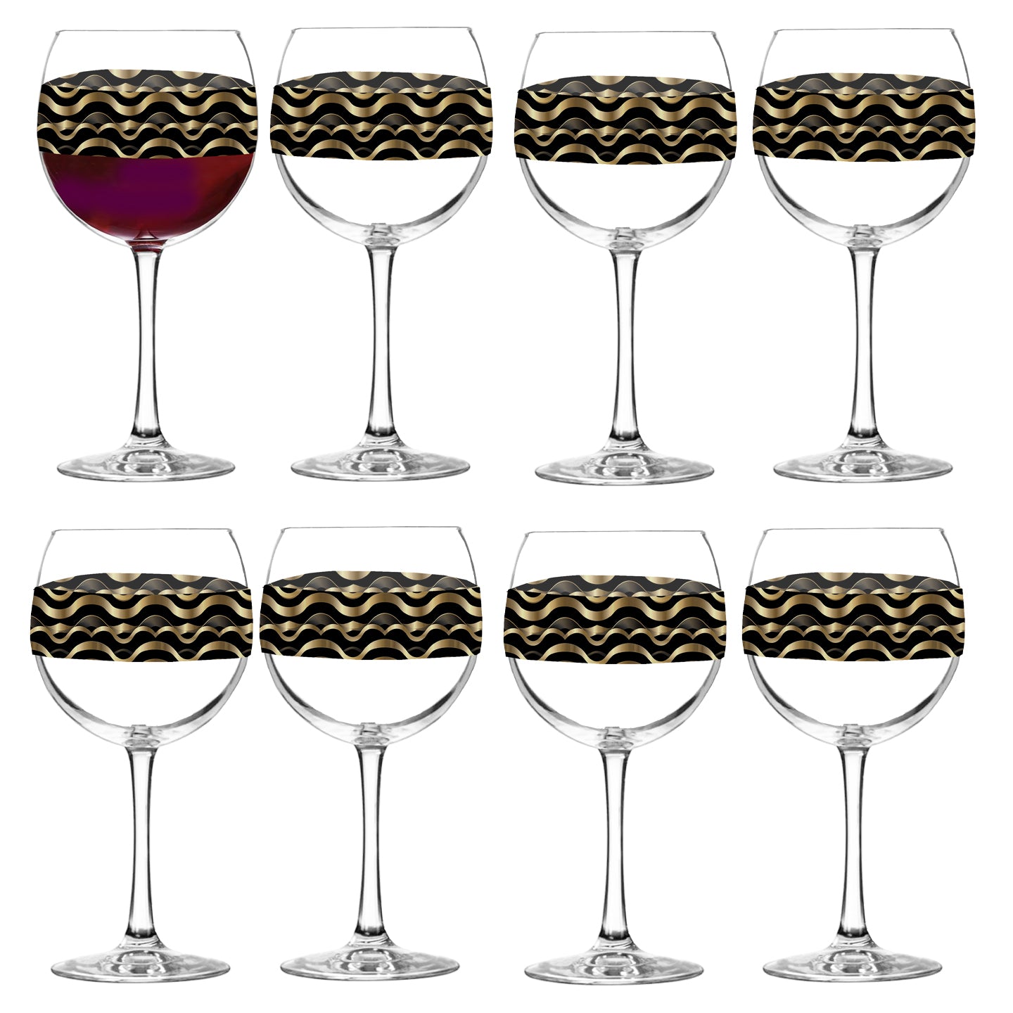 Liquid Gold Balloon Wine Glass | Signature Design