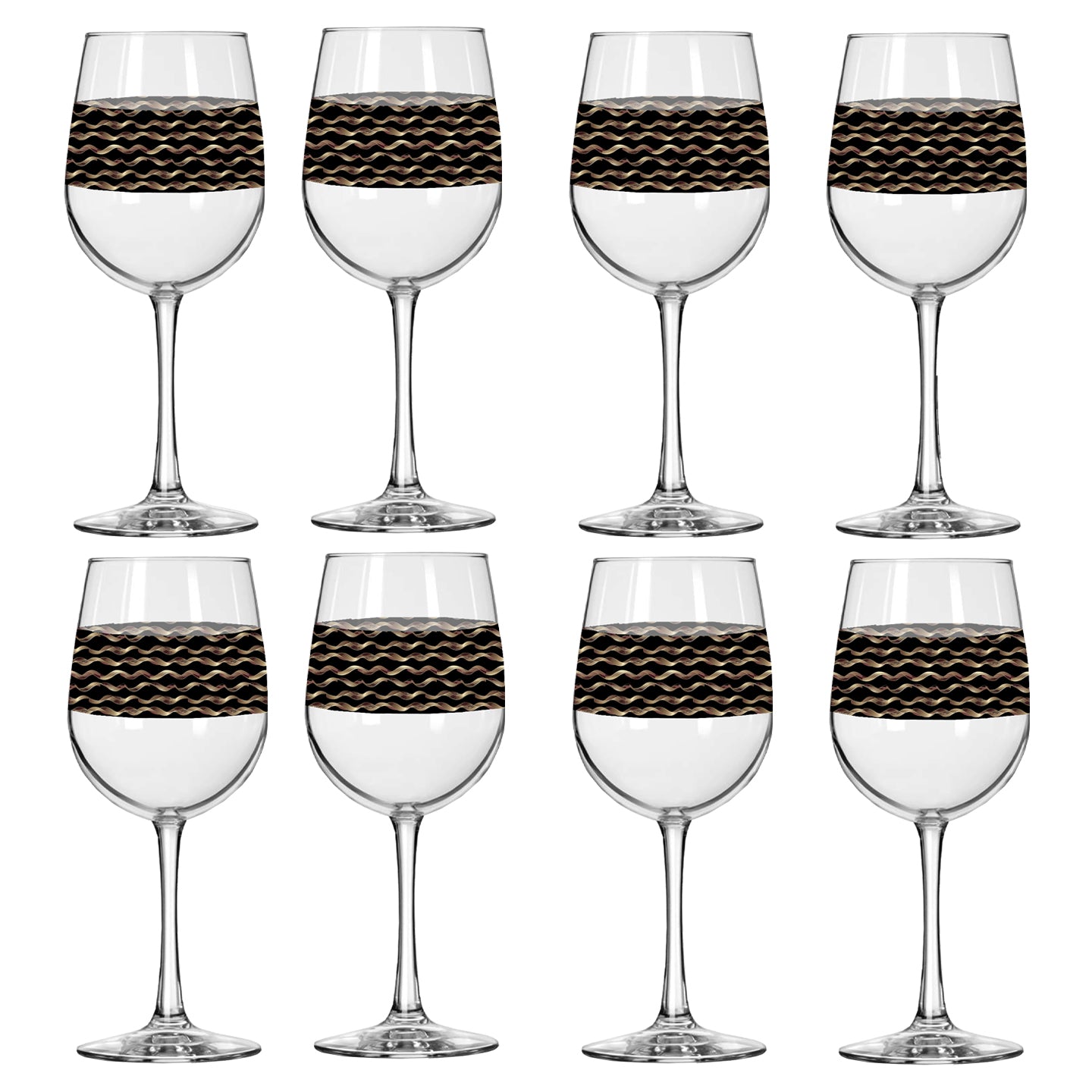 Liquid Gold Tall Wine Glass | Signature Design