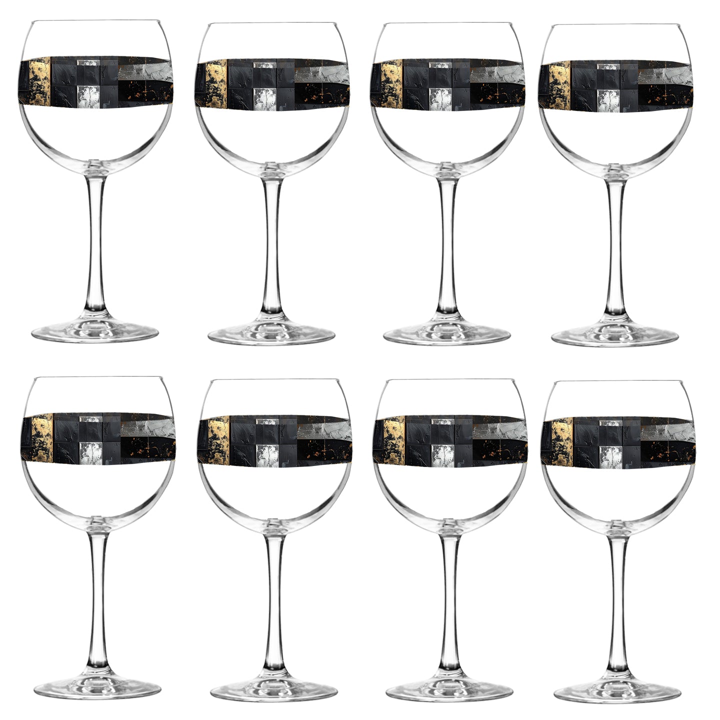 Fresco Fragments Balloon Wine Glass | Signature Design