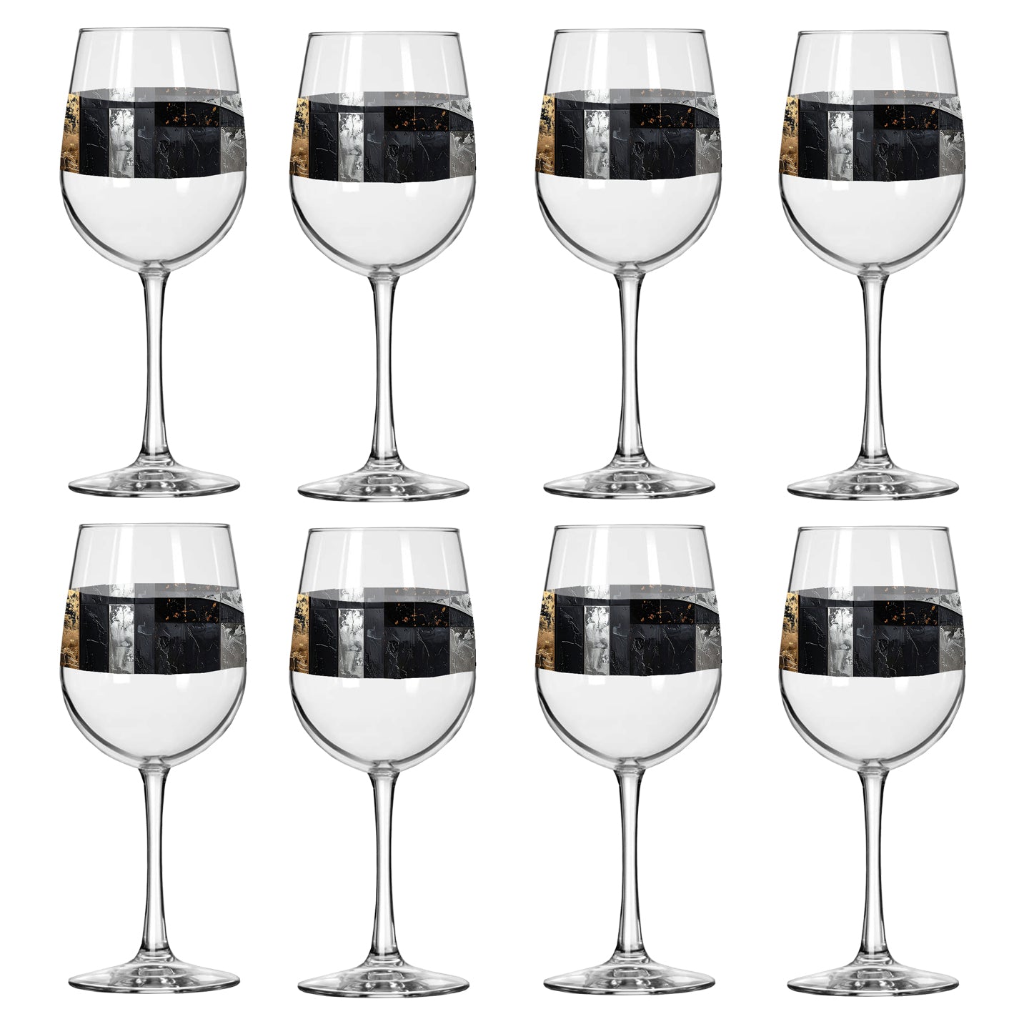 Fresco Fragments Tall Wine Glass | Signature Design