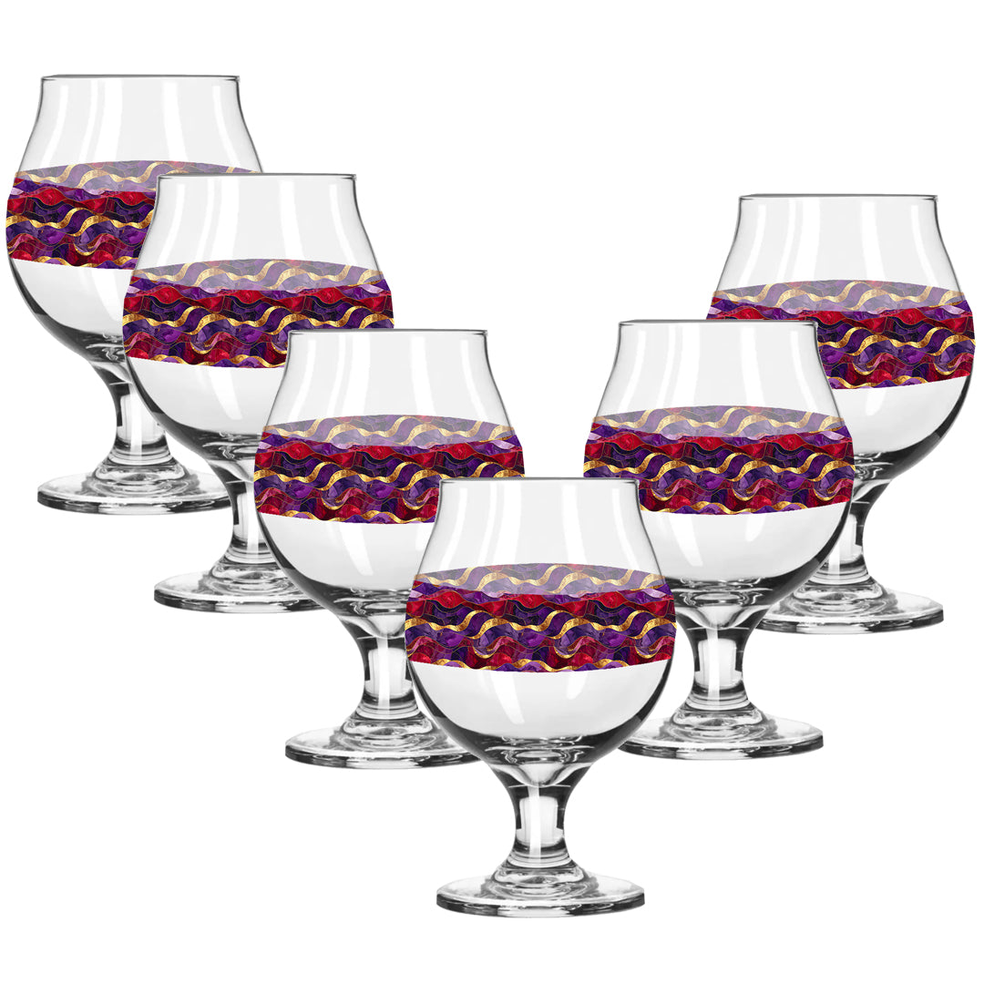 Fluid Marble Belgian Beer Glass | Signature Design