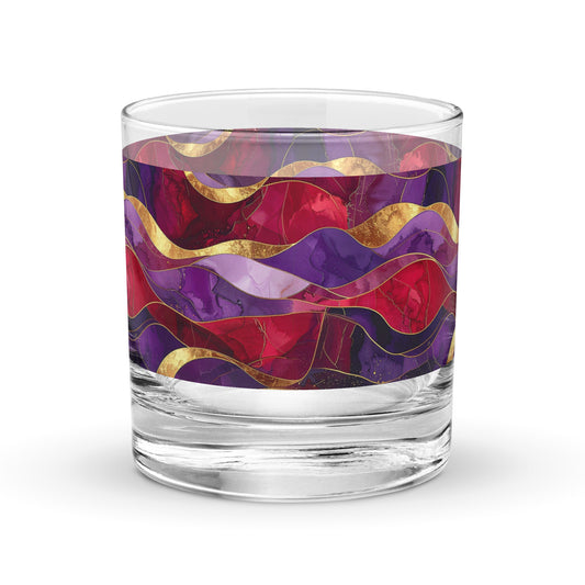Holiday Rhapsody Rocks Glass | Exclusive Bold Style