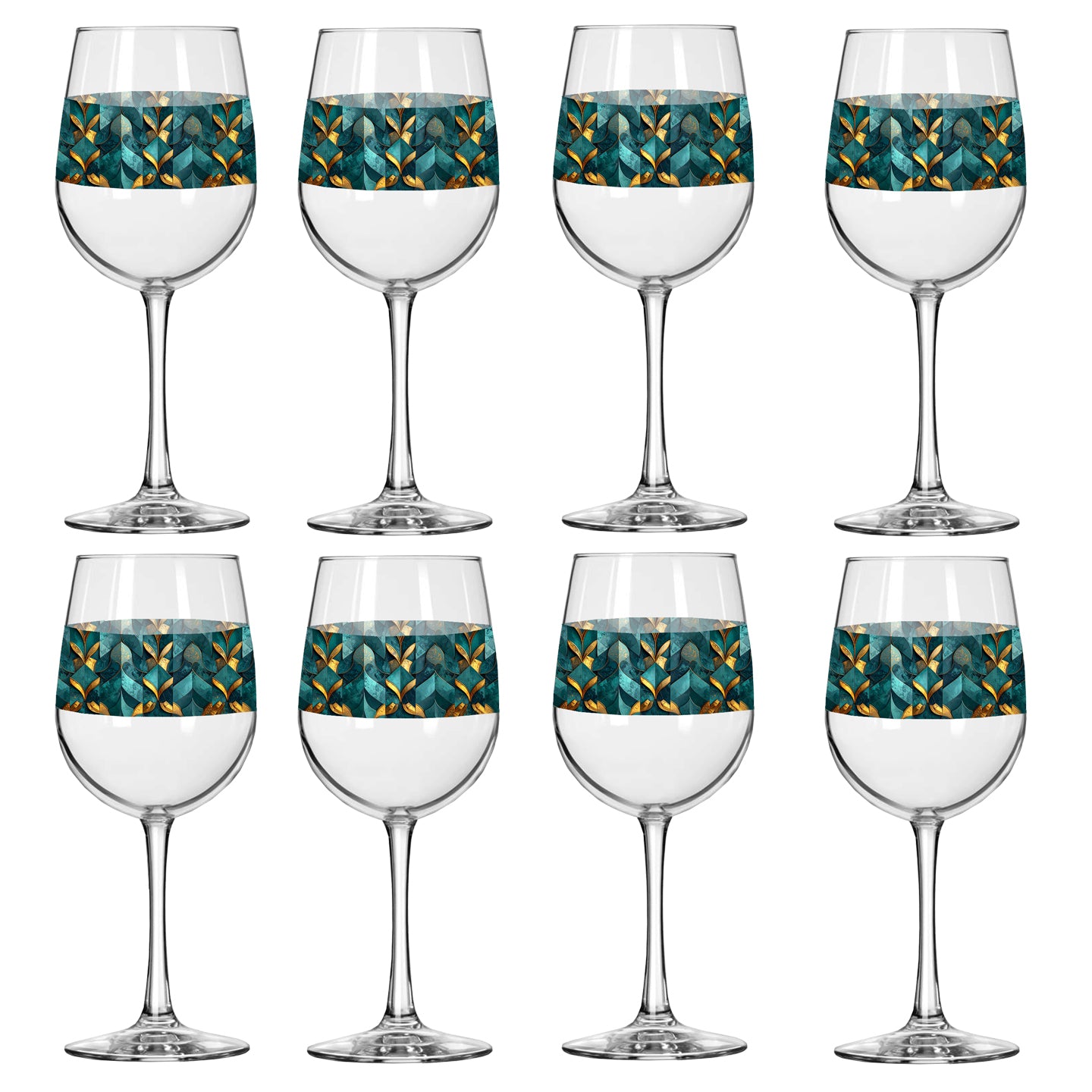 Gilded Patina Tall Wine Glass | Signature Design