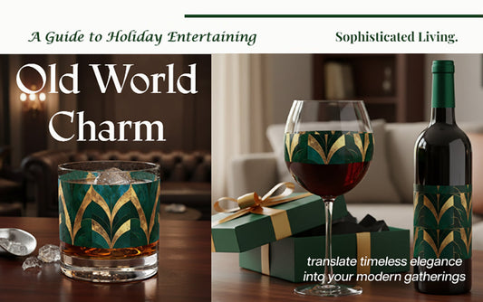 Old World Charm cover image of a holiday entertaining guide