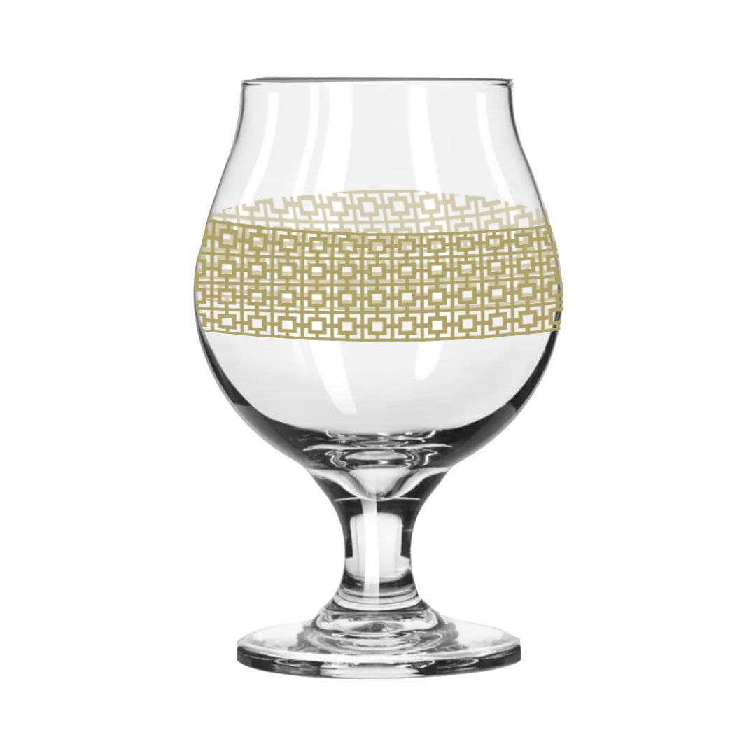 Pure Gold 16 oz Belgian Beer Glass