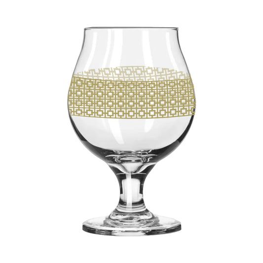 Pure Gold 16 oz Belgian Beer Glass