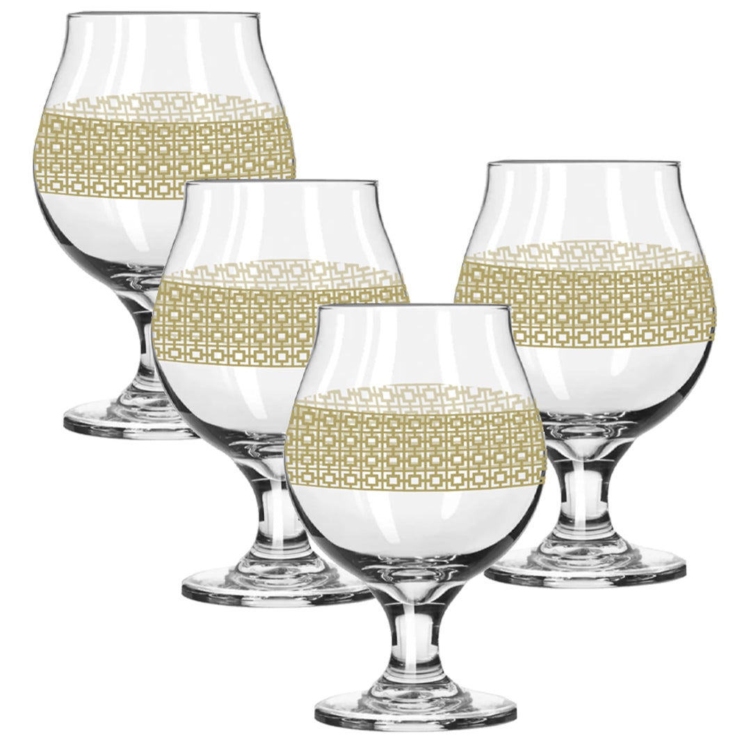 Pure Gold 16 oz Belgian Beer Glass
