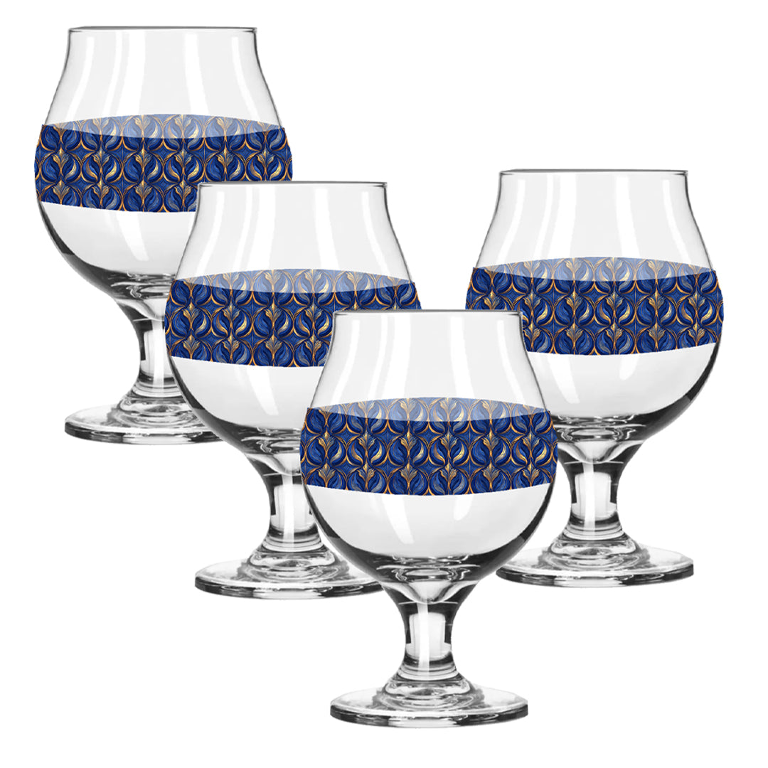Artisan Gilded Crafted | Sapphire Oracle Belgian Beer Glass