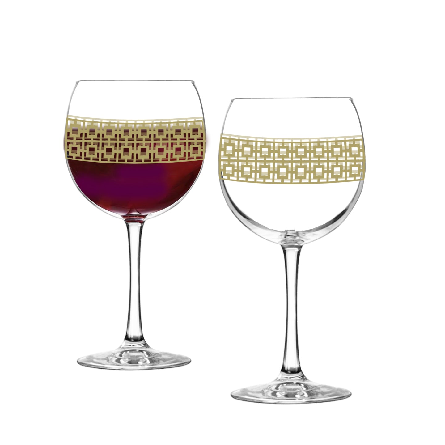 Pure Gold 18 oz Balloon Wine Glass