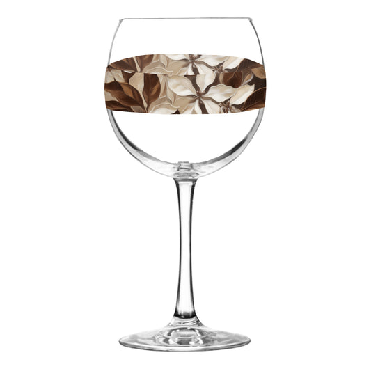 Petals in the Woods 18 oz Balloon Wine Glasses, Set of 2, 4 or 8