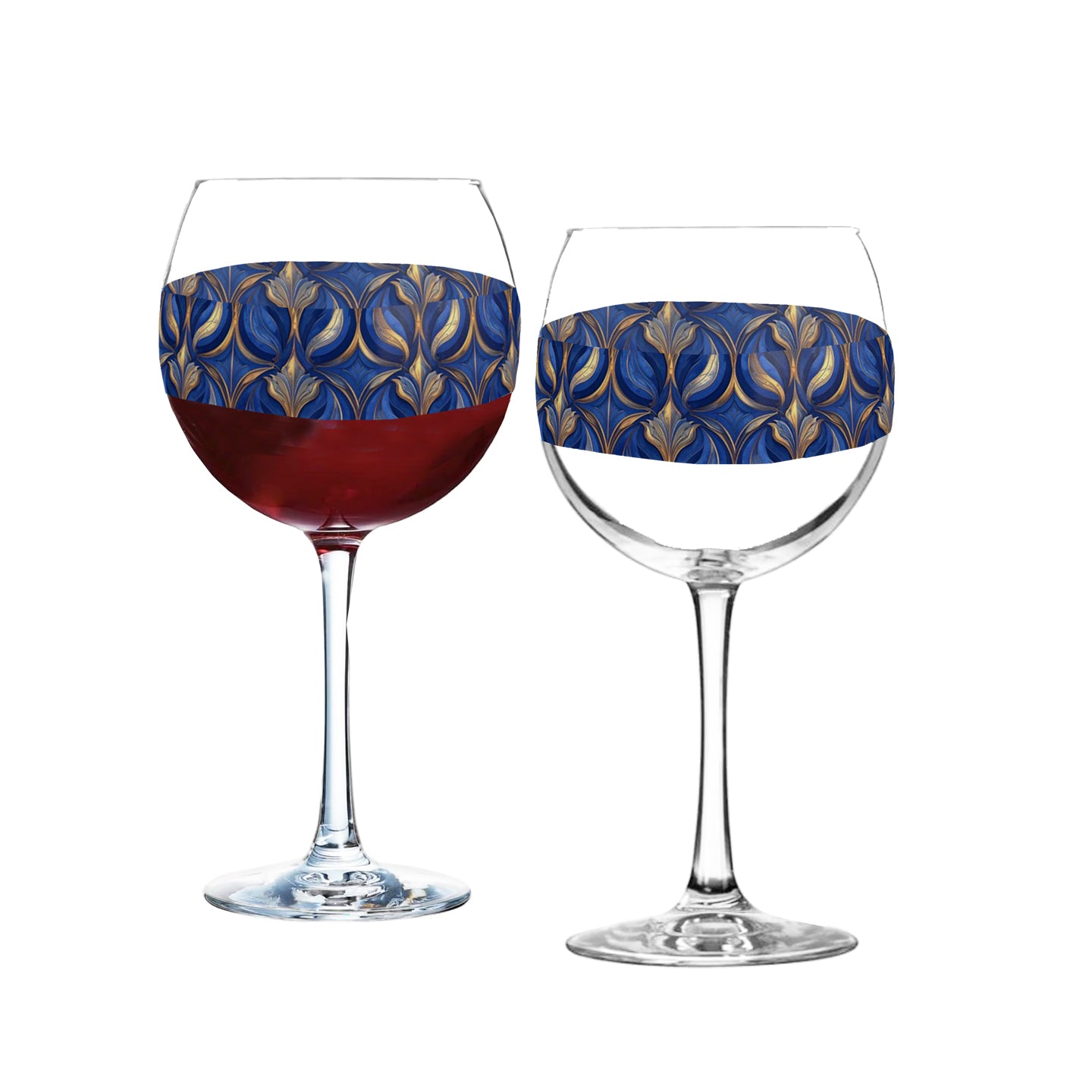 Lavish Balloon Wine Glass | Sapphire Oracle Statement