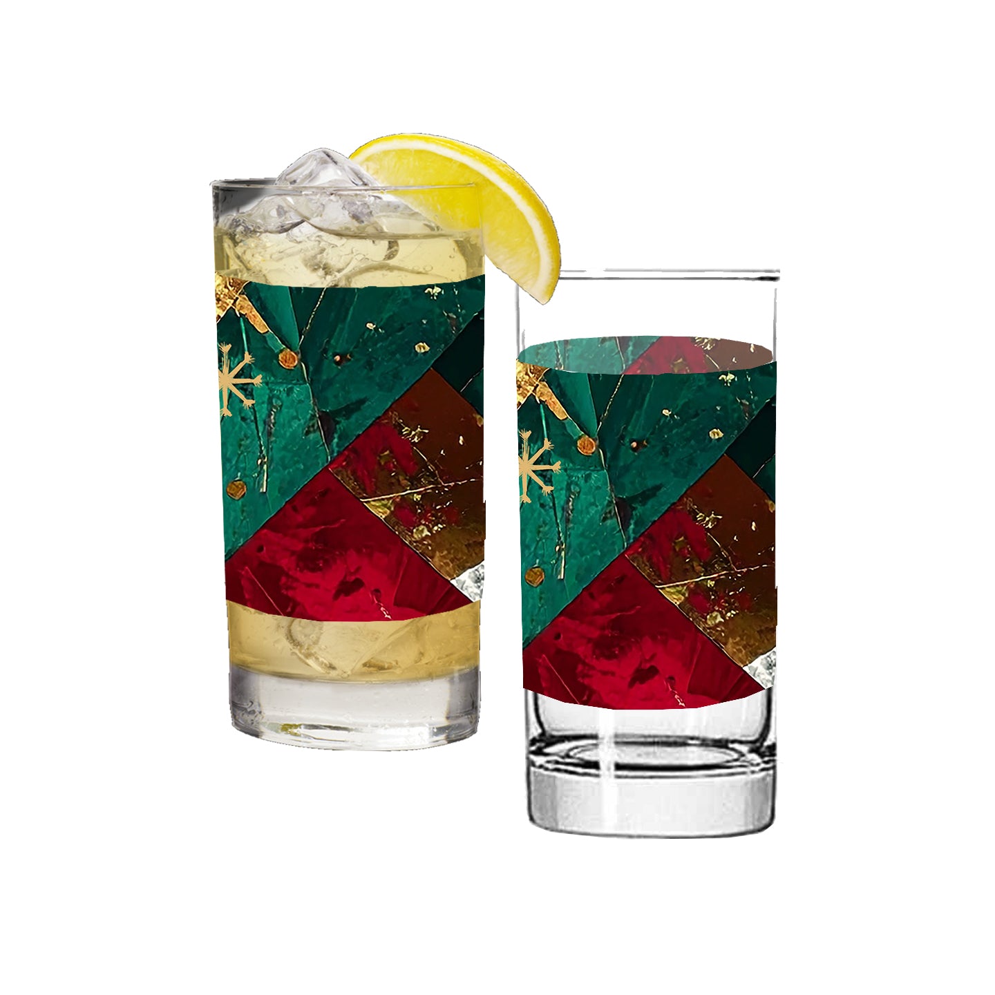 Scraps of Cheer 10.2 oz Highball Cocktail Glass