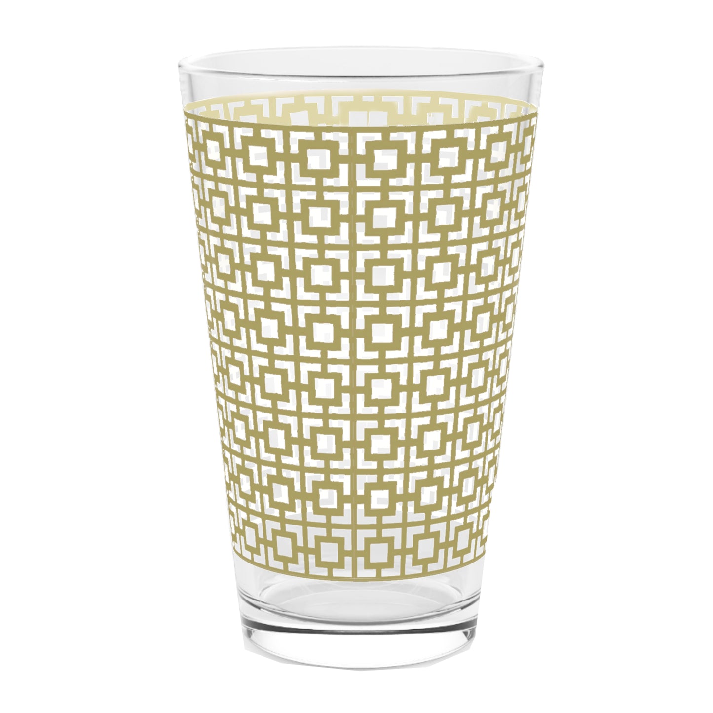 Pure Gold 16 oz Pint Beer Glass