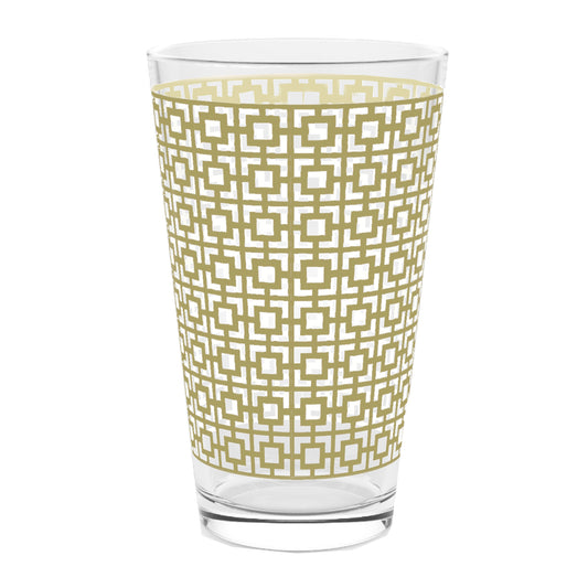 Pure Gold 16 oz Pint Beer Glass
