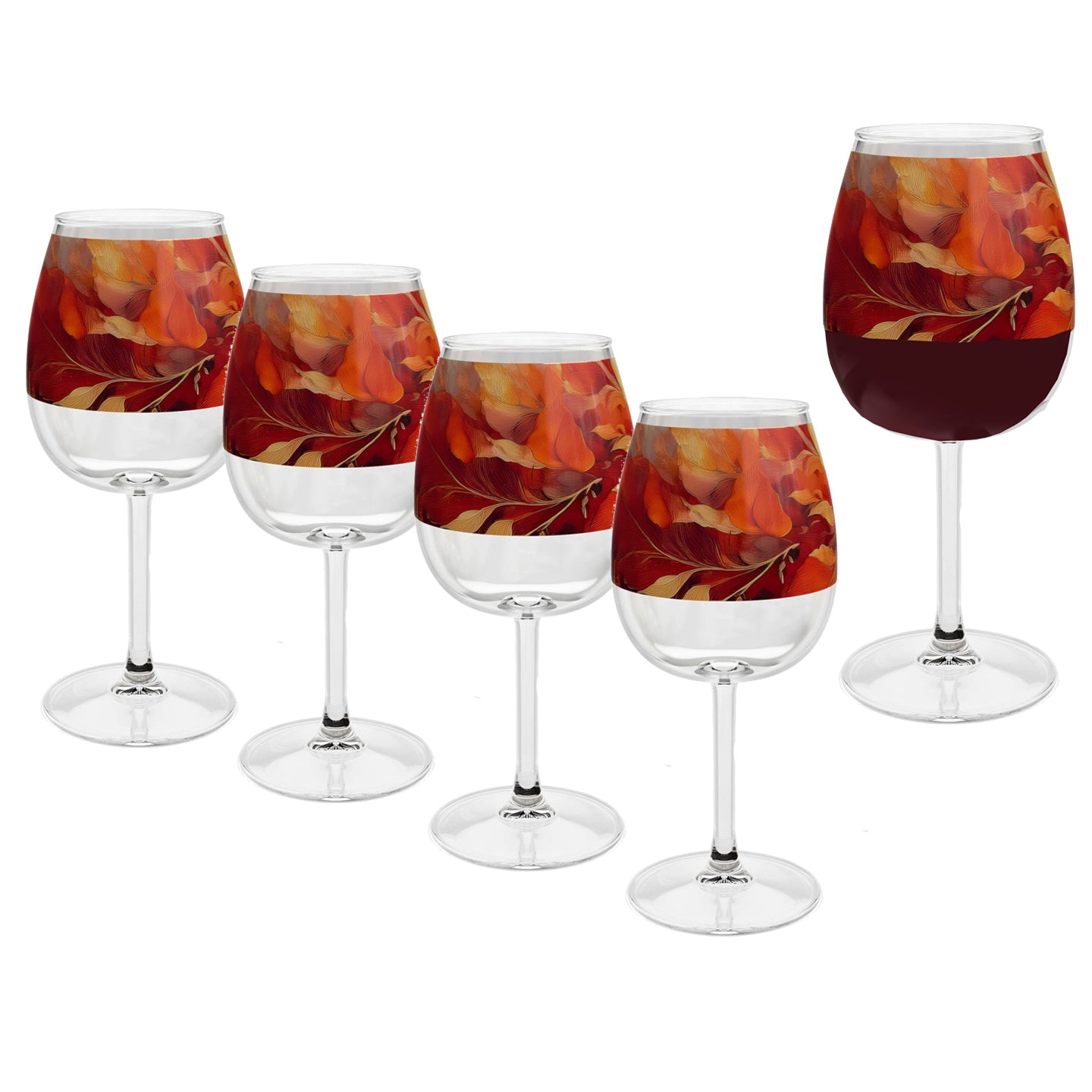 Autumn Blend 12.75 oz Contour Wine Glass