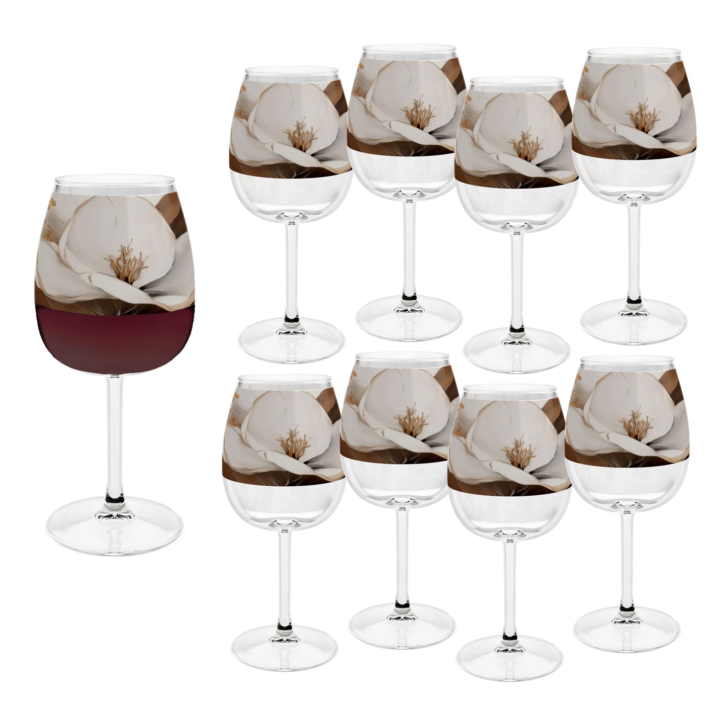 Floating Grace 12.75 oz Contour Wine Glass
