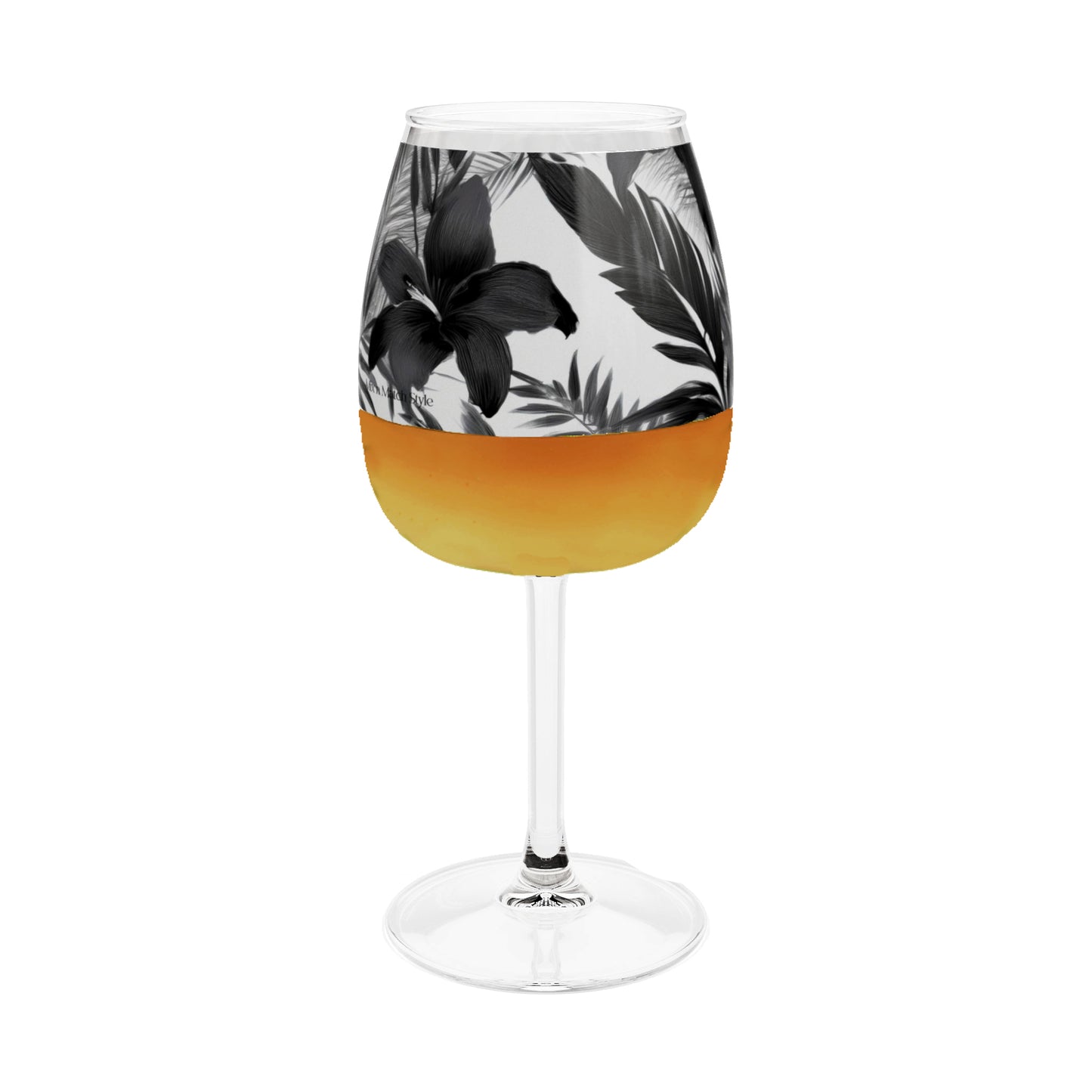 Midnight Oasis 12.75 oz Contour Wine Glass