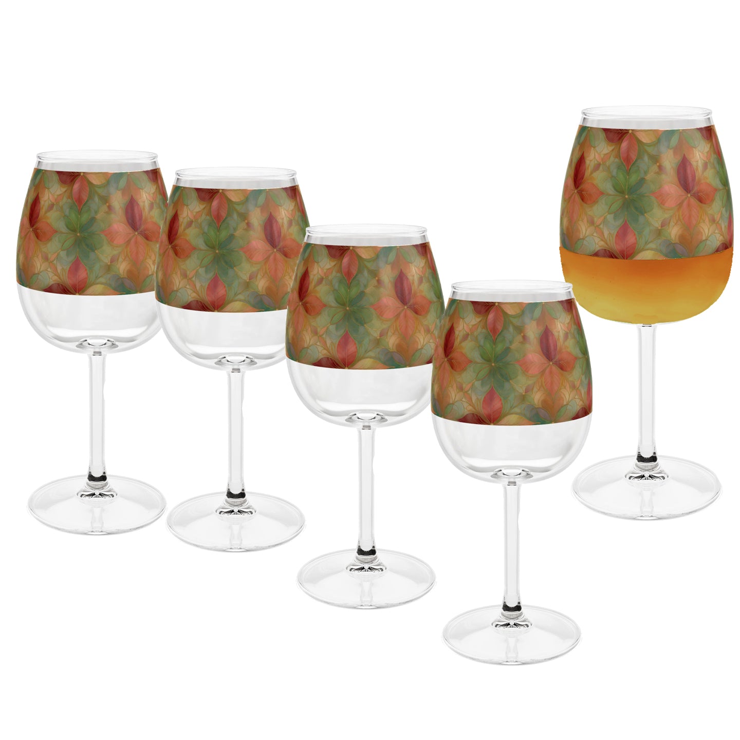 Pieces of Autumn 12.75 oz Contour Wine Glass