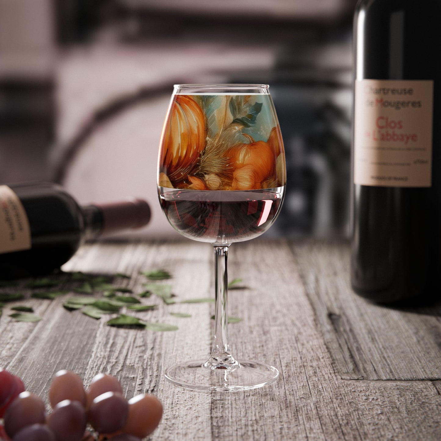 Pumpkin Harvest 12.75 oz Contour Wine Glass