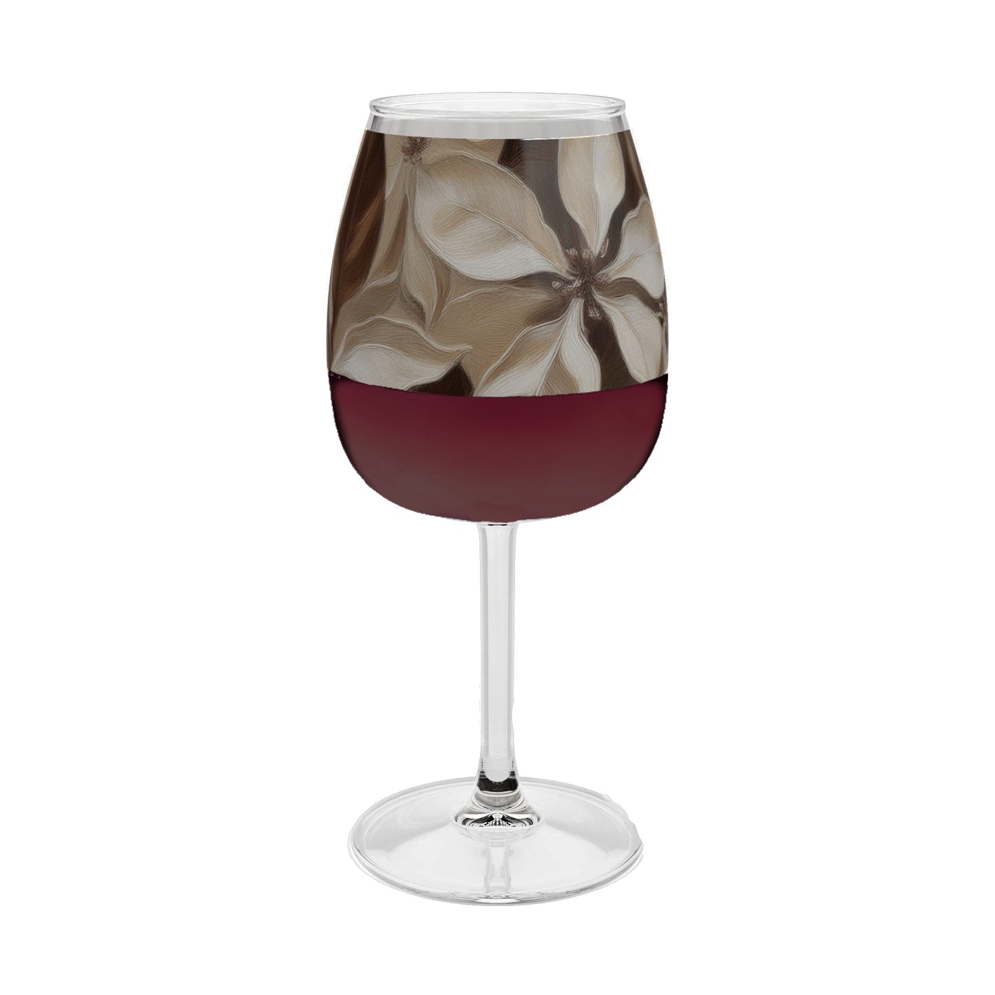 Petals in the Woods 12.75 oz Contour Wine Glass