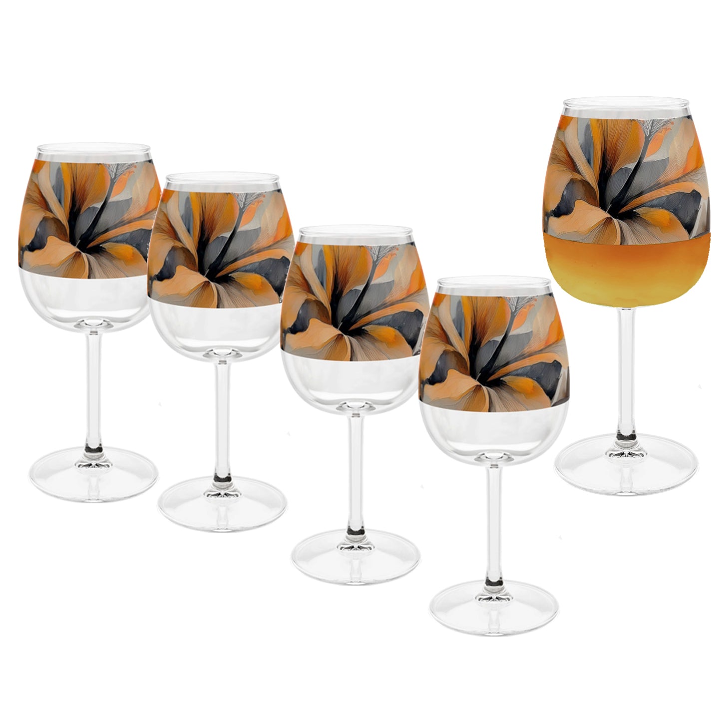 Smoky Ember 12.75 oz Contour Wine Glass