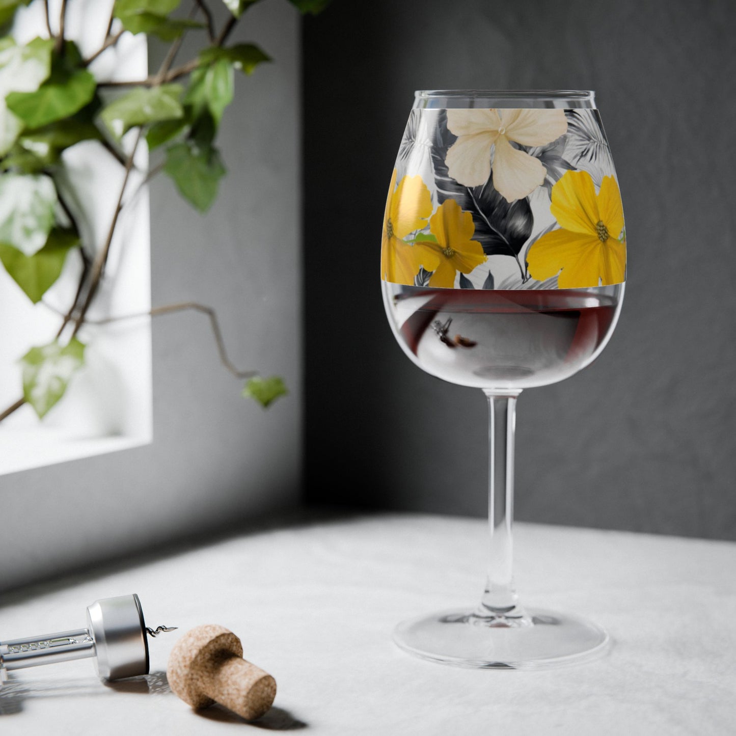 Tropical Sunshine 12.75 oz Contour Wine Glass