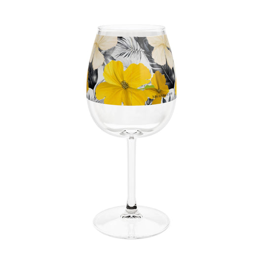 Tropical Sunshine 12.75 oz Contour Wine Glass