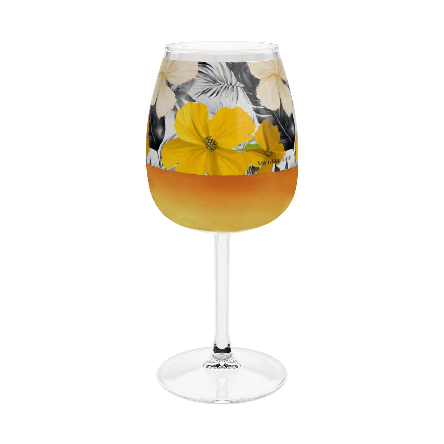 Tropical Sunshine 12.75 oz Contour Wine Glass