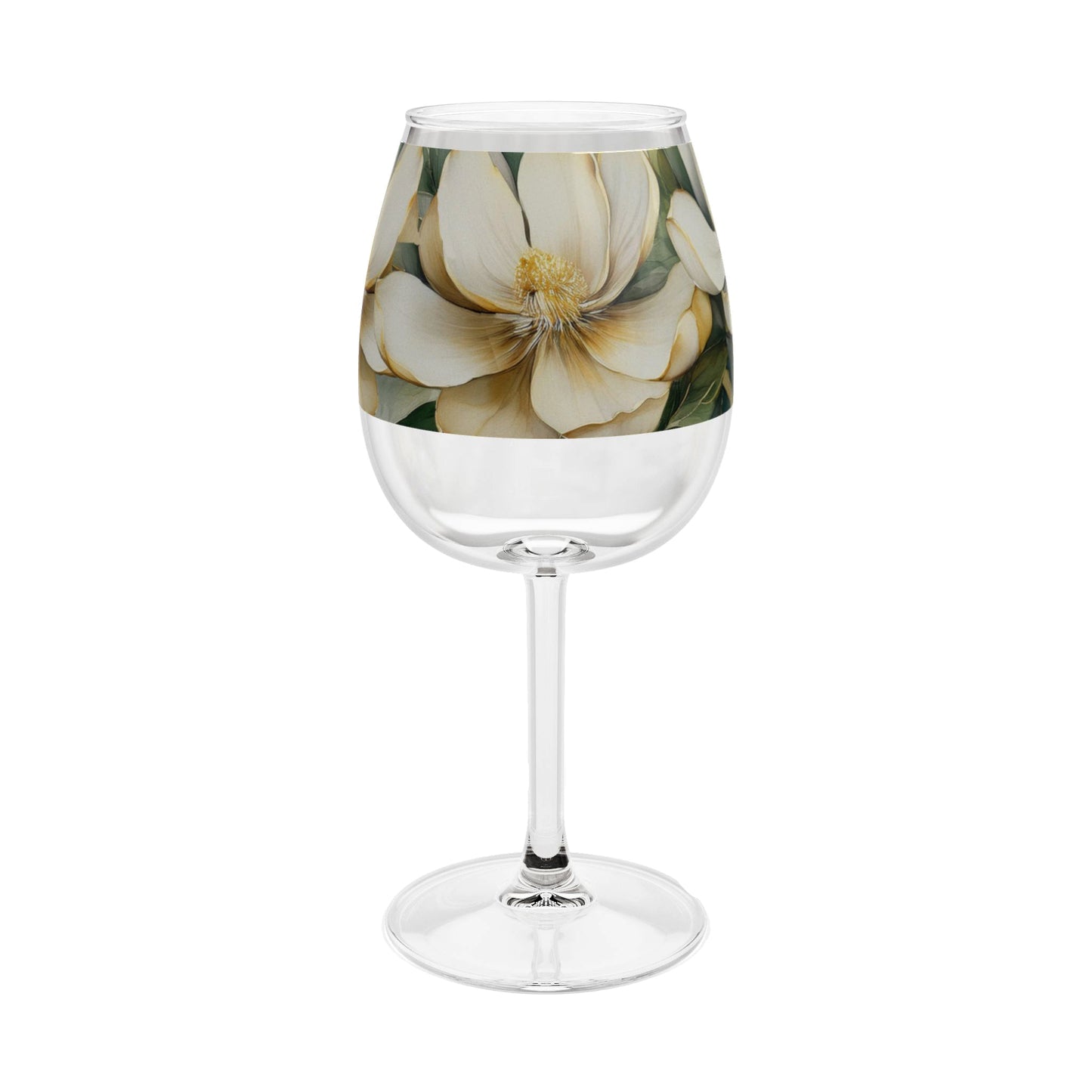 Vintage Magnolias 12.75 oz Contour Wine Glass