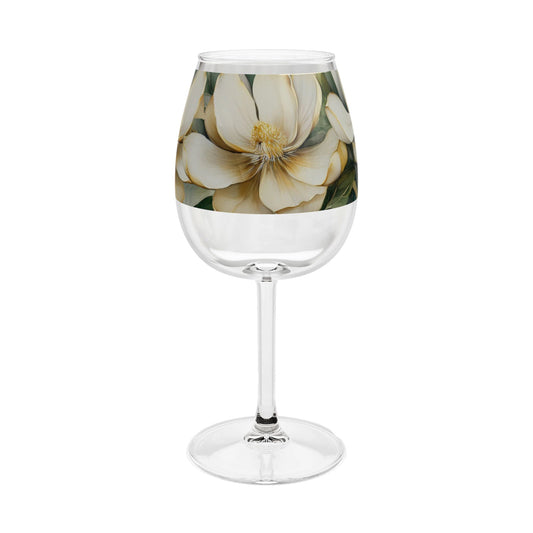 Vintage Magnolias 12.75 oz Contour Wine Glass