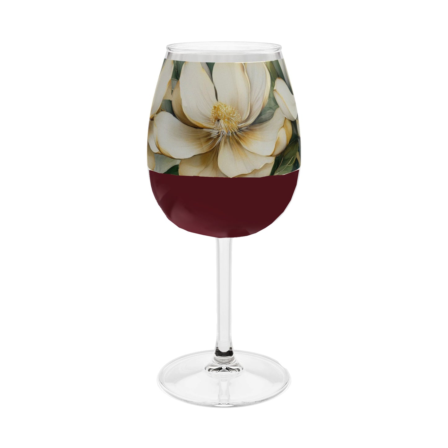 Vintage Magnolias 12.75 oz Contour Wine Glass