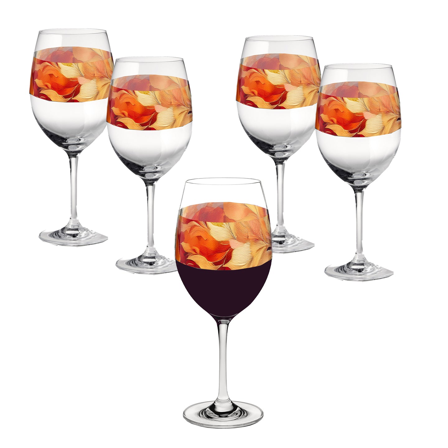 Autumn Blend 16oz Tall Wine Glass